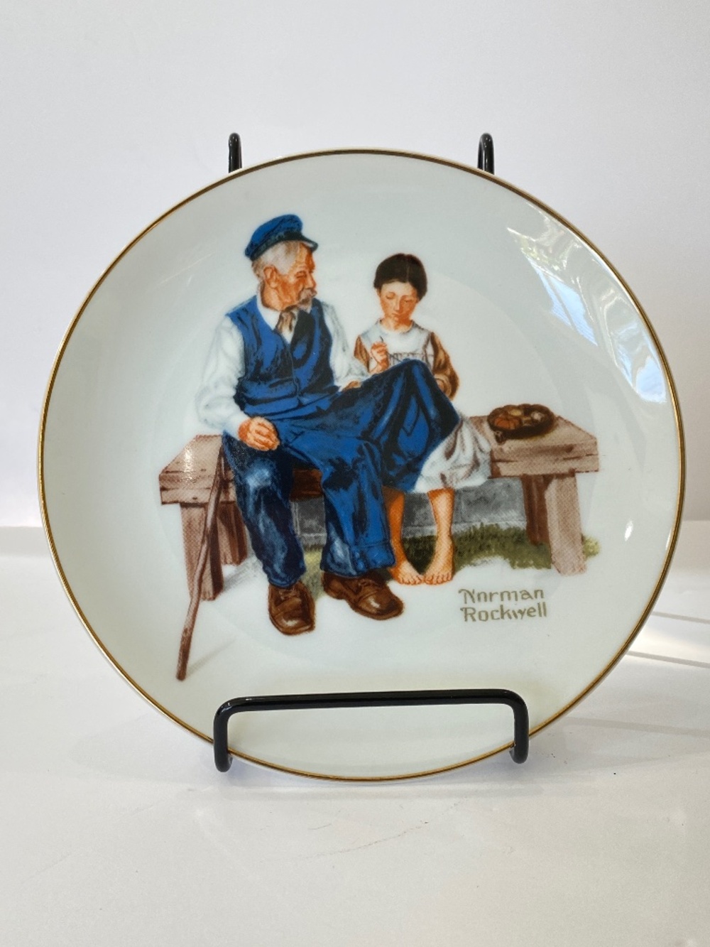 Vintage Norman Rockwell  Decorative Plate "The Lighthouse Keeper's Daughter"
